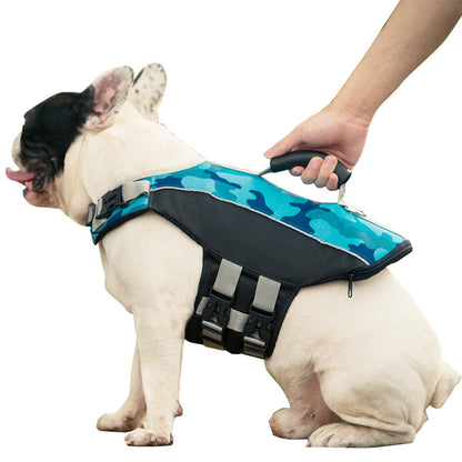 Green Camo Dog Life Jacket - Large