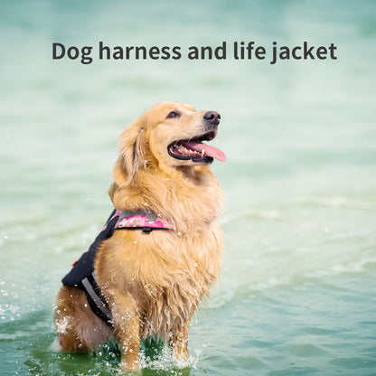 Blue Camo Dog Life Jacket - Extra Large